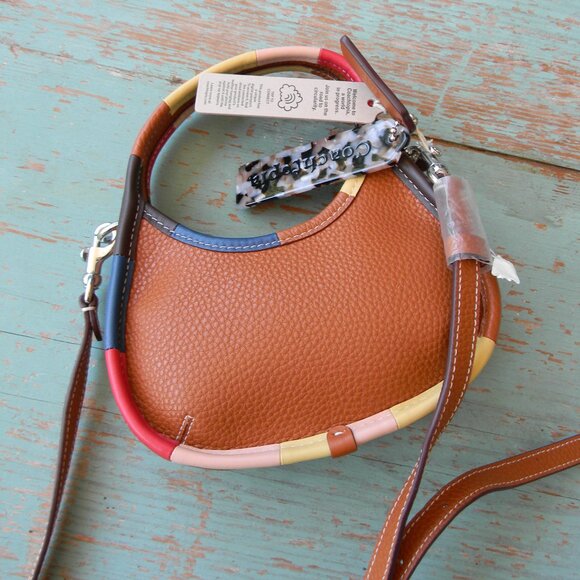 Coachtopia Handbags - NWT COACHTOPIA COACH MINI ERGO LEATHER CROSSBODY MINI BAG BROWN/MULTI